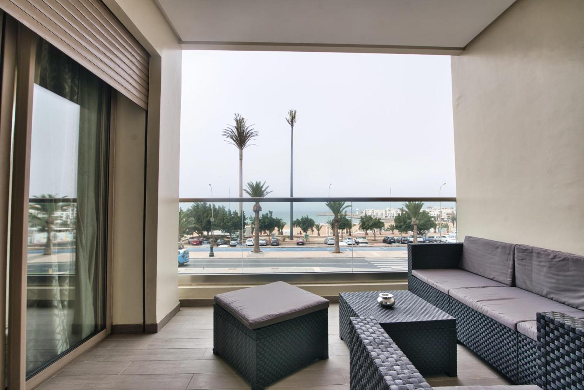 אגאדיר New Sea Front Apartment 135Mq With Unlimited Wi-Fi מראה חיצוני תמונה
